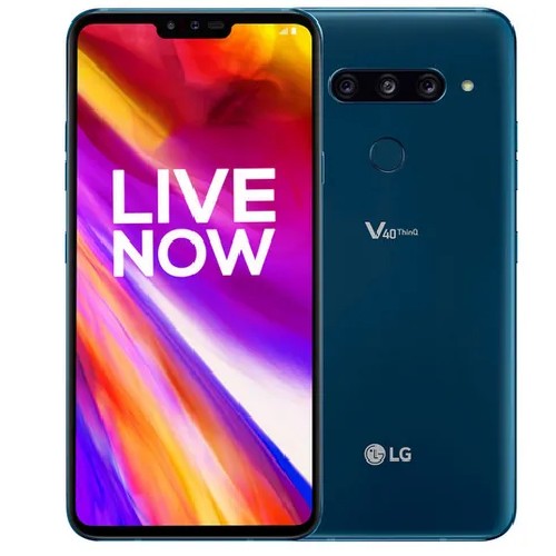 LG V40 ThinQ 64GB, 6GB Ram, New Moroccan Blue