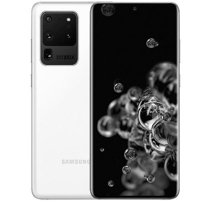 Samsung Galaxy S20 Ultra  256GB 12GB Single Sim  + ESim Cloud White