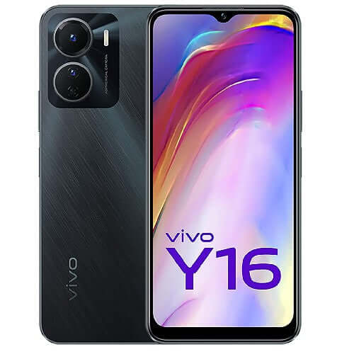 Vivo Y16 Single SIM (Stellar Black, 6GB RAM, 128GB) - UAE