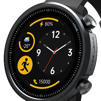 Mibro Heart Rate Sleep Monitoring Multi-Language A1 Bluetooth Smartwatch, Black Brand New