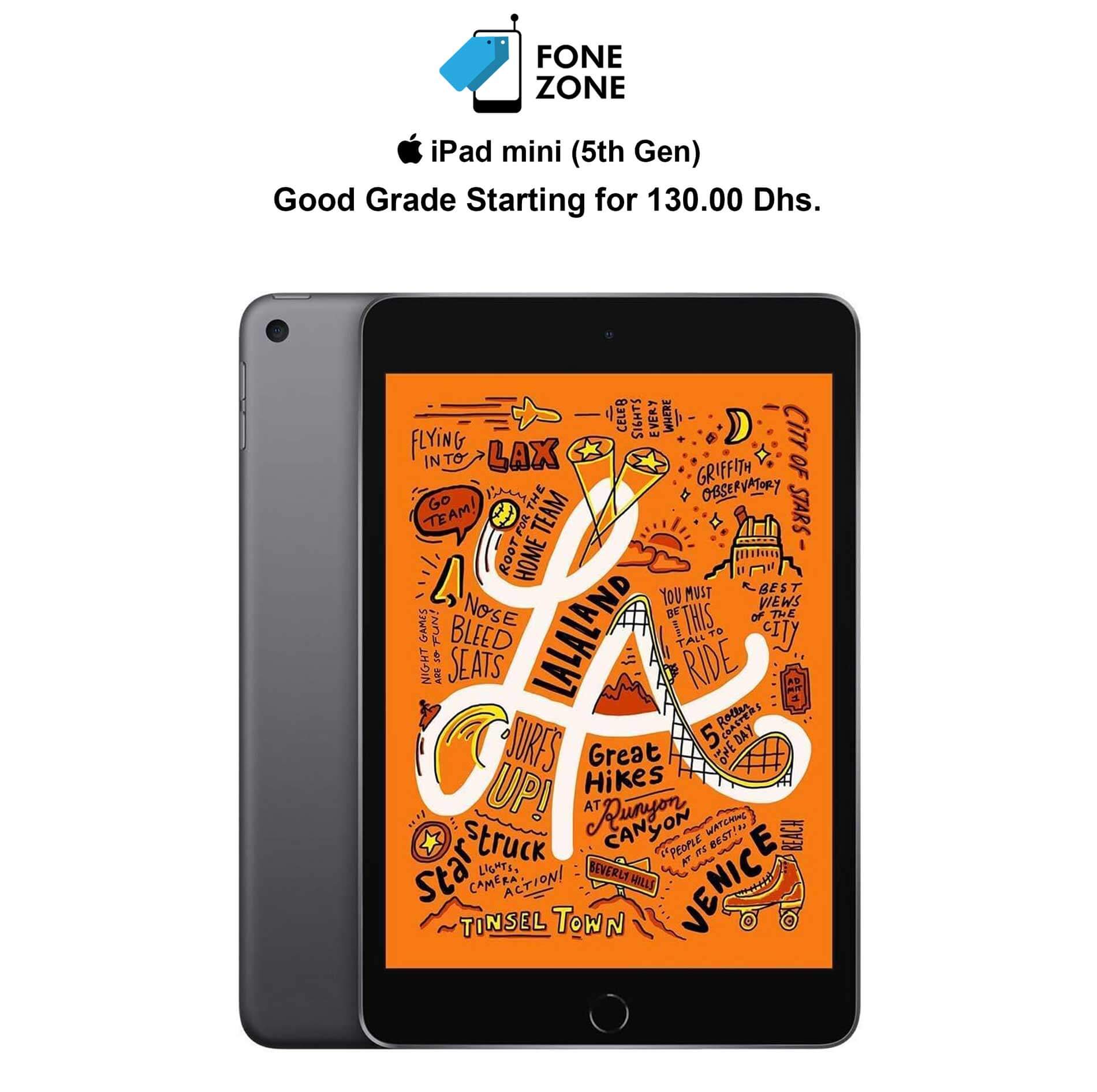 Shop Apple iPad mini 5 256GB | At Fonezone.ae