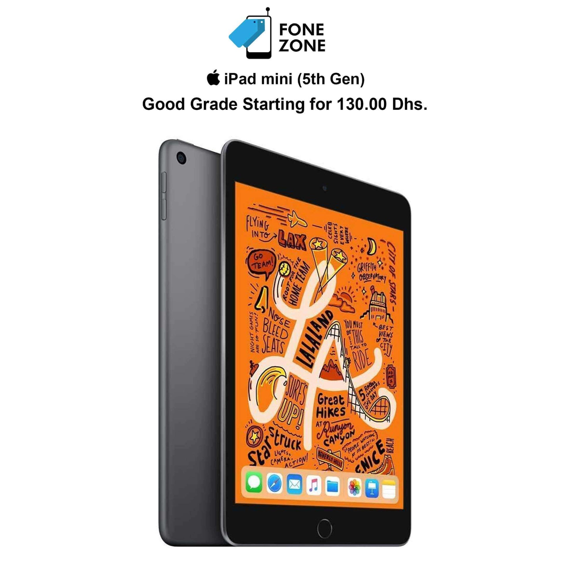 Apple 2019 iPad mini (Wi‑Fi, 256GB) - Fonezone.ae