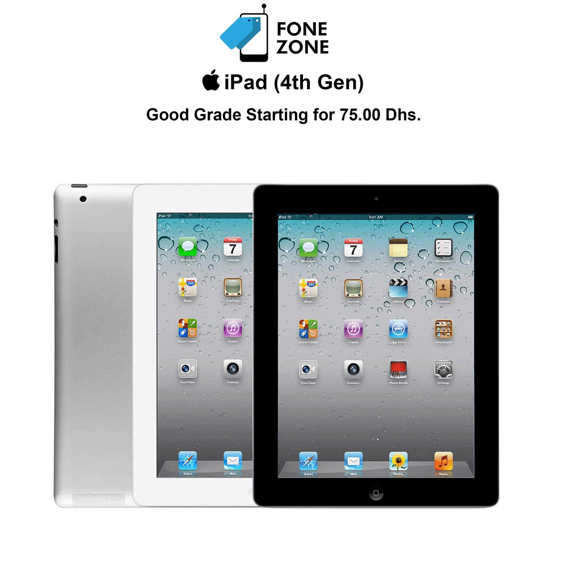 Buy now iPad (4th generation) - At Fonezone UAE
