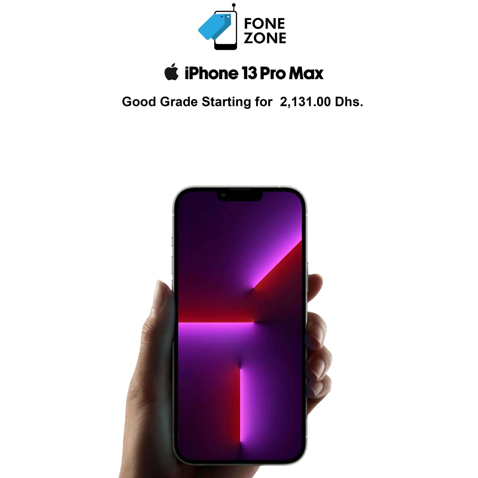 Grab now Apple iPhone 13 Pro Max, Very Good Graphite in Dubai, UAE