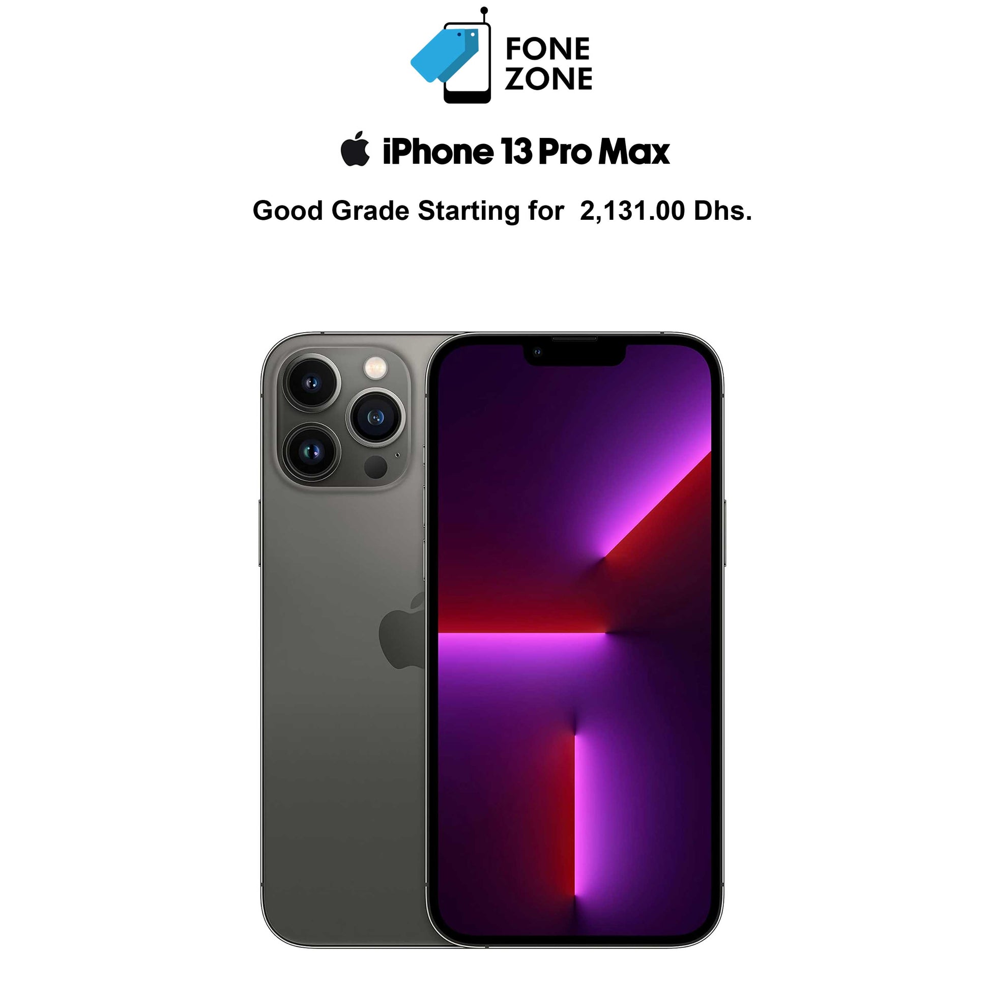 Apple iPhone 13 Pro Max Graphite Excellent in Dubai