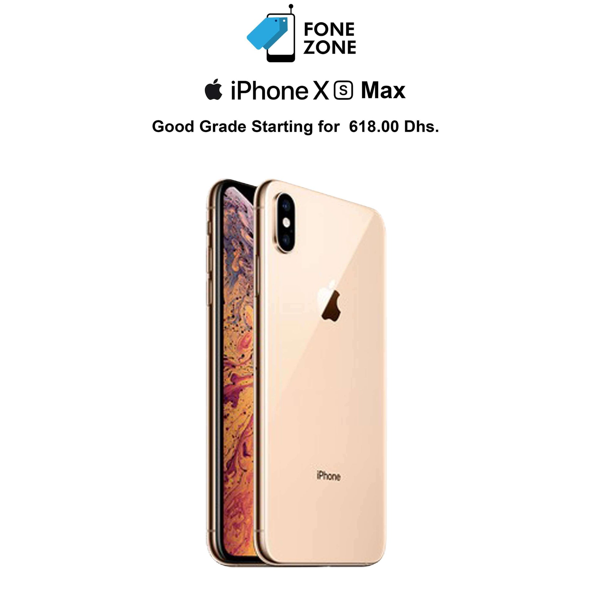 Apple iPhone XS Max Gold Fonezone.ae - Grab now