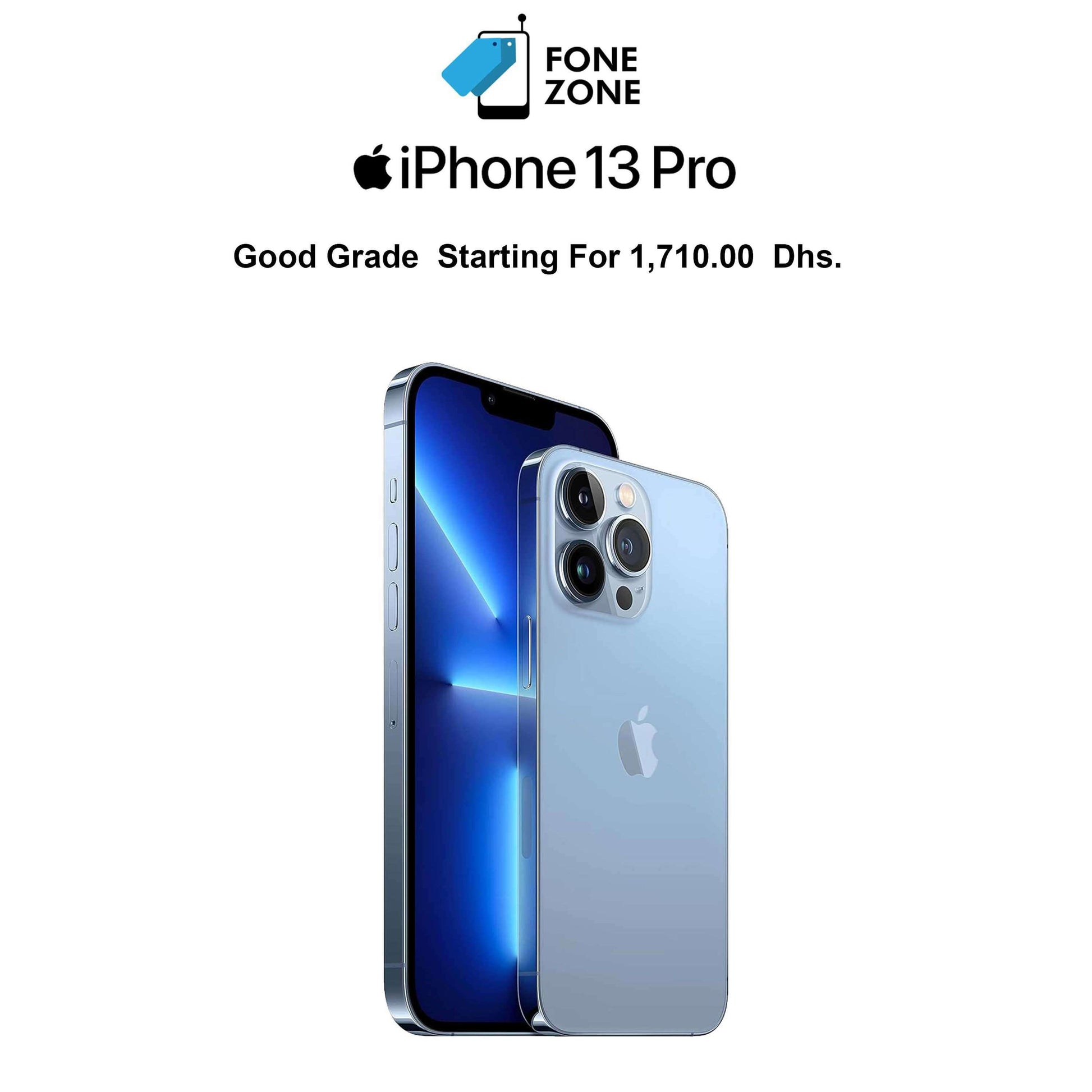 Buy Refurbished iPhone 13 Pro in UAE | Fonezone.ae