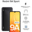 Redmi 9A 128GB 6GB RAM Midnight Black