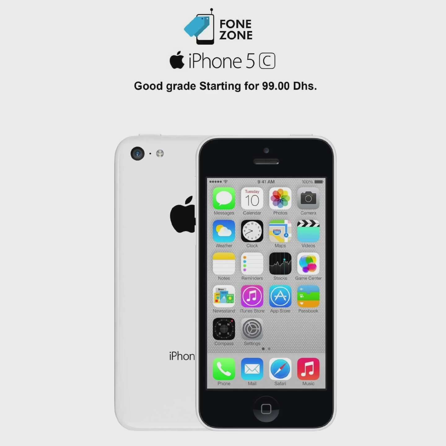 Apple iPhone 5C 8GB - White (Refurbished)