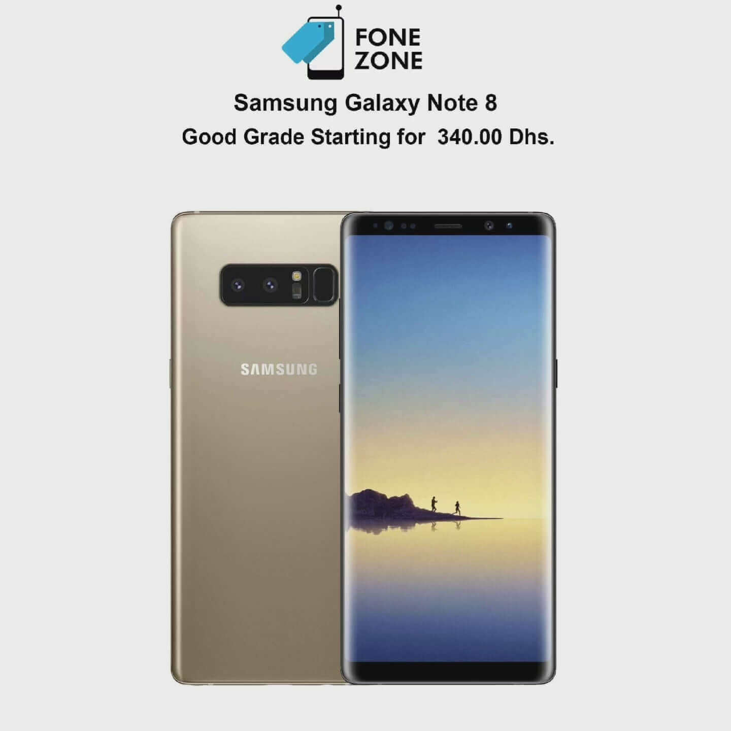 Samsung Galaxy, Note 8 256GB 6GB RAM Dual Sim 4G LTE Deep Sea Blue