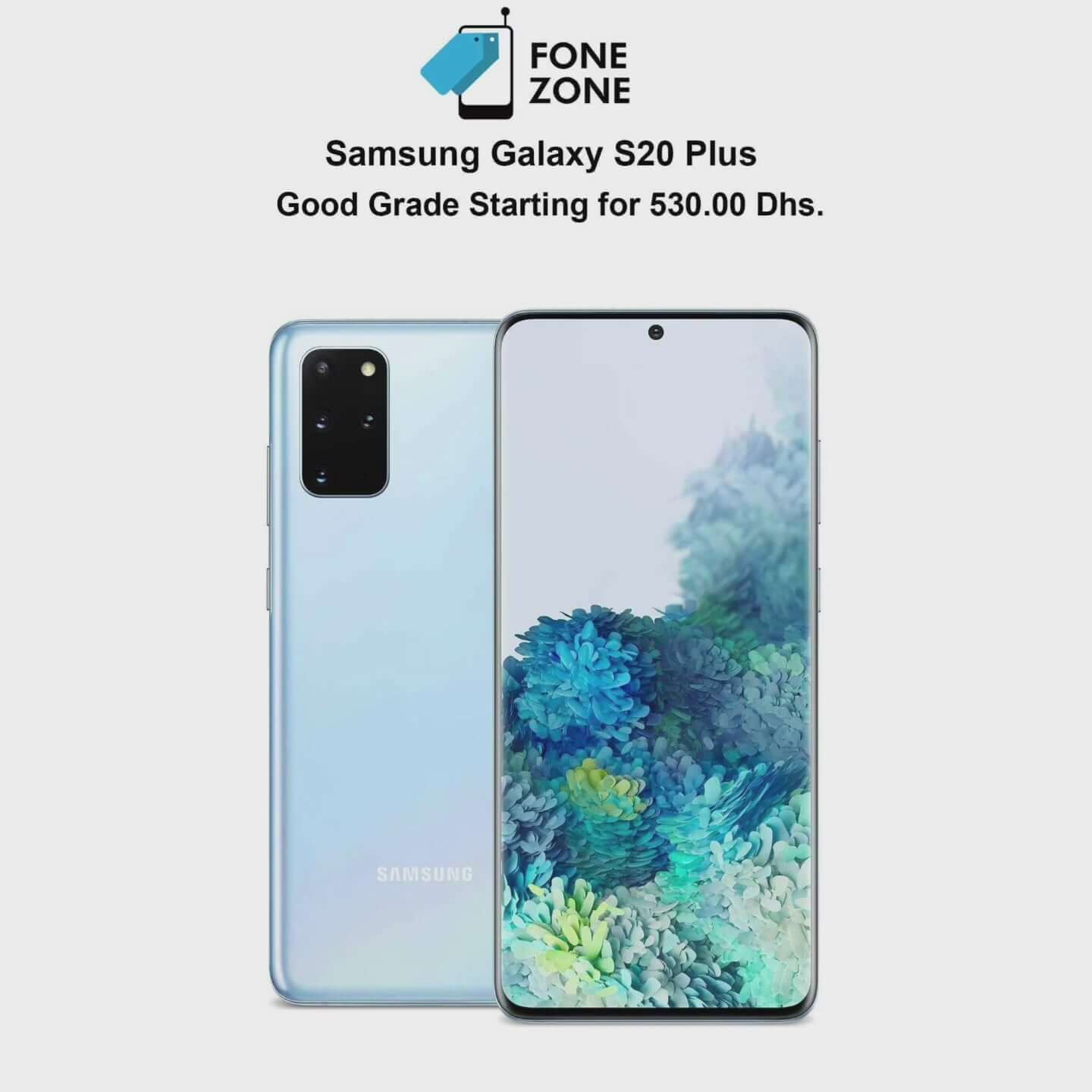Samsung Galaxy S20 Plus 5G Single Sim 256GB – Fonezone.ae