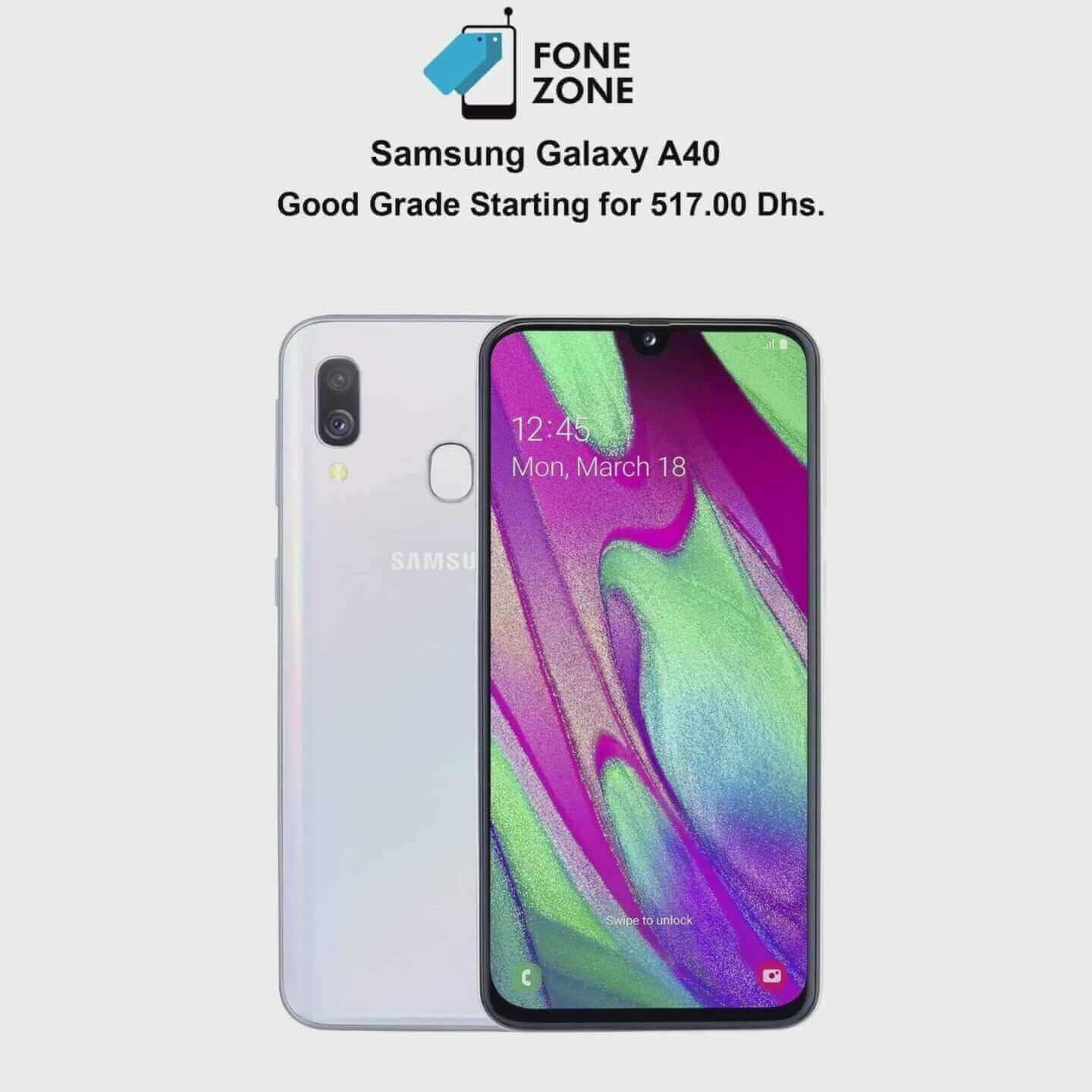 Buy best Online Samsung Galaxy A40 at Best Price in Dubai, Abu Dhabi,  Sharjah , UAE
