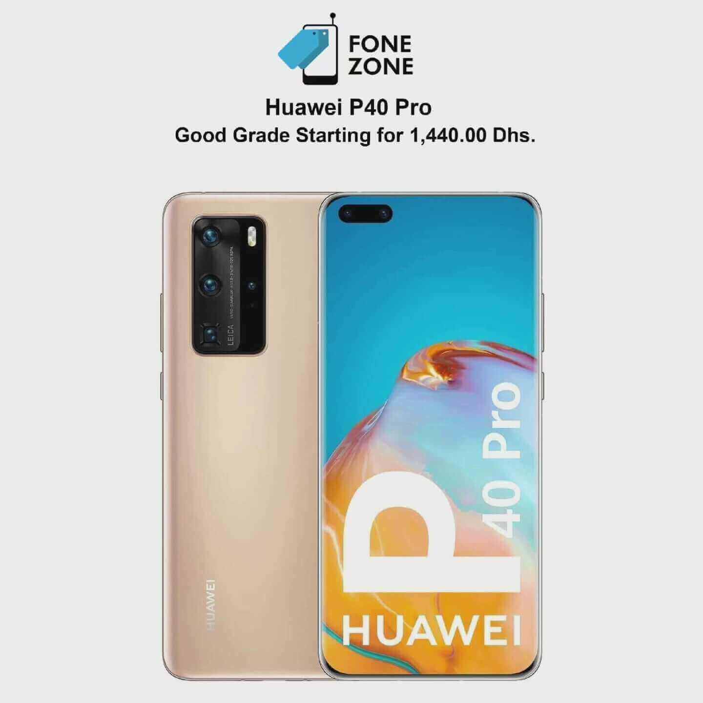 Huawei P40 Pro 256GB 8GB RAM single sim Deep Sea Blue – Fonezone.ae