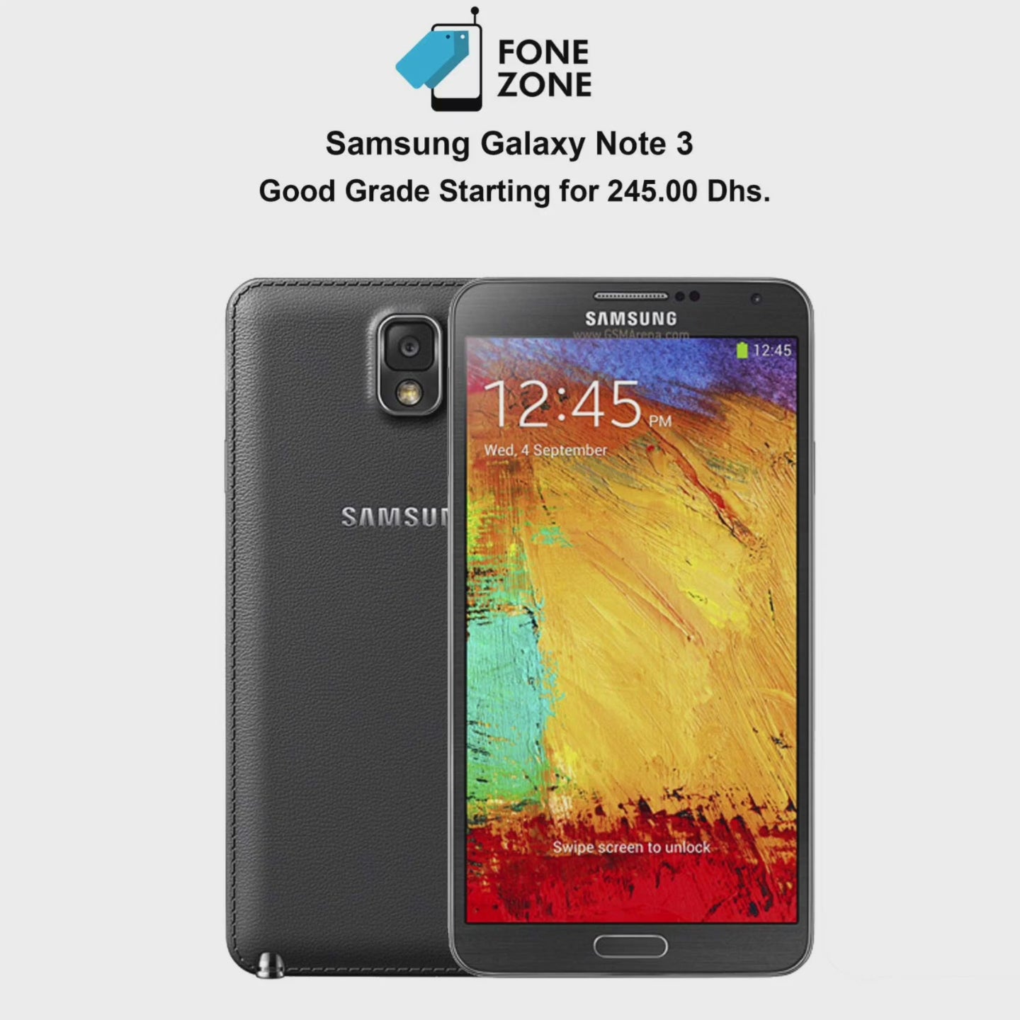 Samsung Galaxy Note 3 Single SIMin Dubai, UAE
