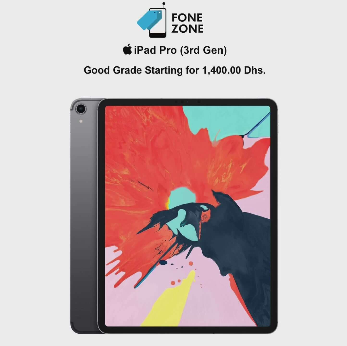 Apple iPad Pro 256GB, 12.9-inch (3rd generation) - WiFi