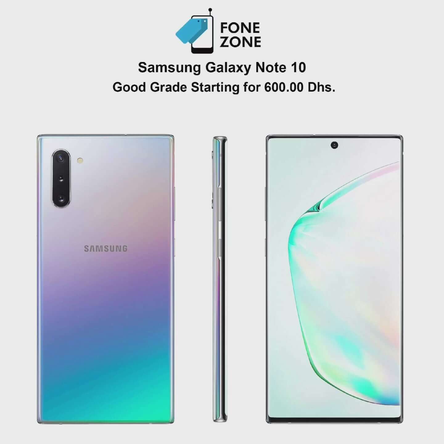 Samsung Galaxy Note 10 - Best Prices in UAE at Fonezone – Fonezone.ae