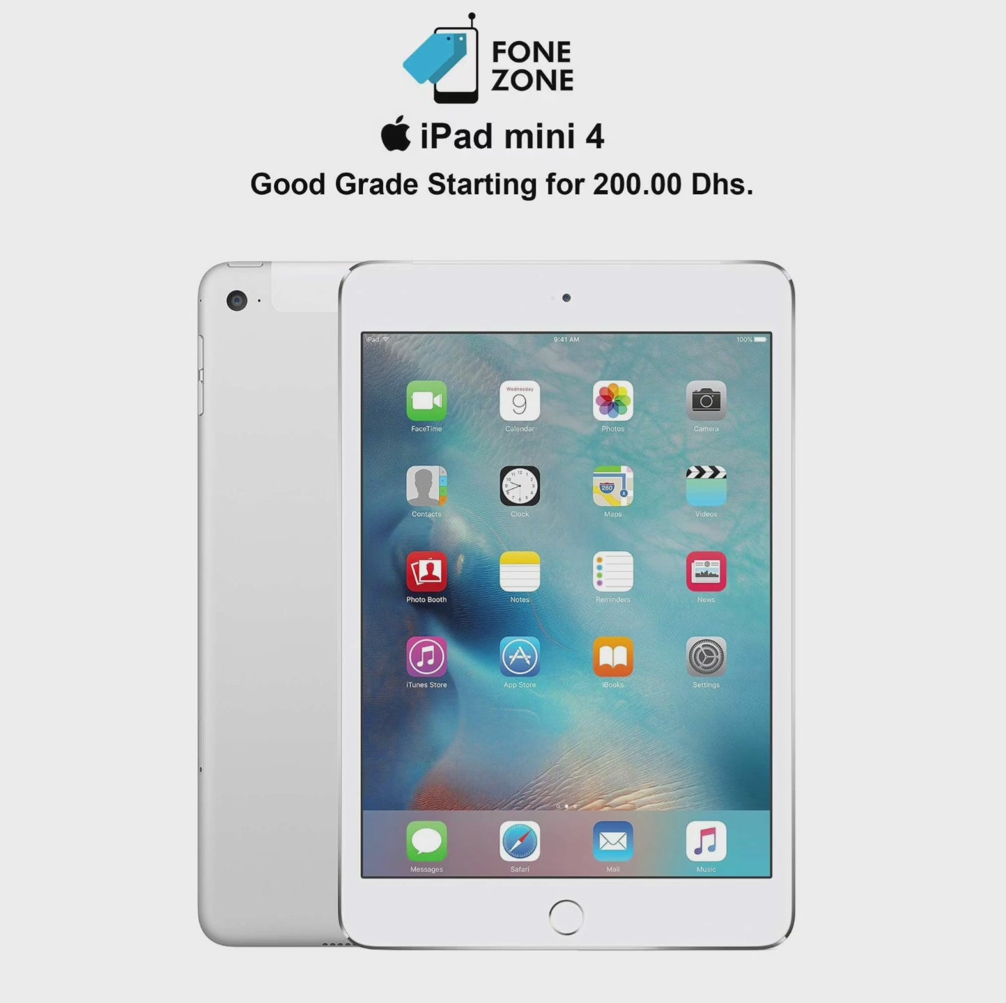 Buy iPad mini 4 in Dubai - Technical Specifications