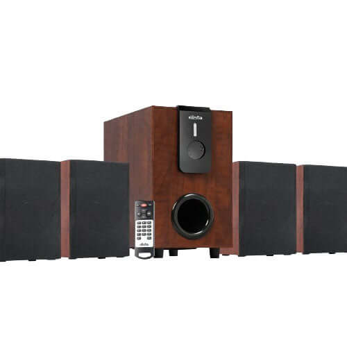 Elista Pearl 4.1 Channel Multimedia Speaker with Bluetooth/USB/FM/Aux at best price
