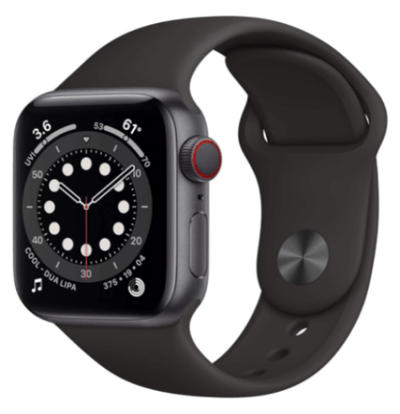 Apple Watch Series 6 40mm Cellular Space Grey Black - Fonezone.ae