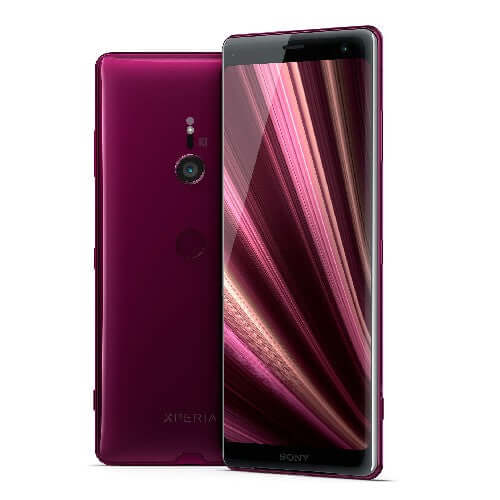  Sony Xperia XZ3 32GB,3GB Ram Single Sim Bordeaux Red - At Fonezone UAE