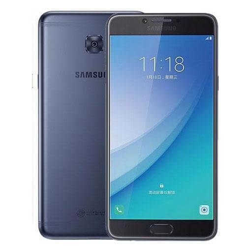 Samsung Galaxy C7 Pro smartphone in Midnight Blue with dual SIM and 64GB storage