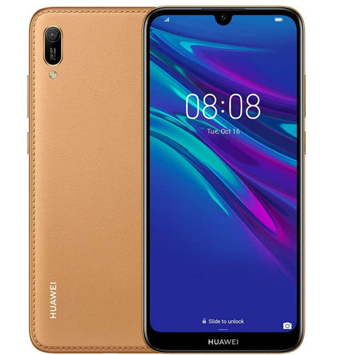Huawei Y6 Prime 2019 32GB, 2GB Ram single sim Amber Brown in Dubai