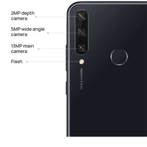 Huawei Y6p 64GB 4GB RAM Midnight Black