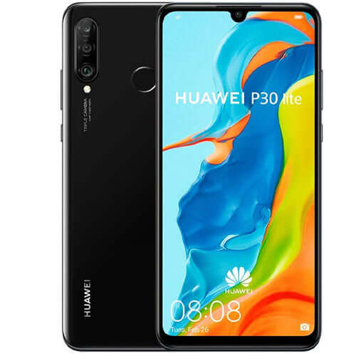 Huawei P30 Lite 128GB, 6GB Ram Midnight Black