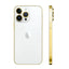 24K Gold Plated Frame Apple iPhone 13 Pro Max - White - 128 GB ( Back View)