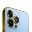 24K Gold Plated Frame Apple iPhone 13 Pro Max - Sierra Blue - 128 GB (Camera Photo)