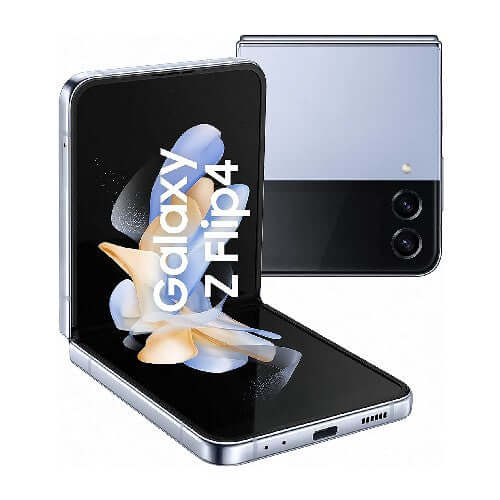  Samsung Galaxy Z Flip4 Folding Phone 128GB Blue Brand New
