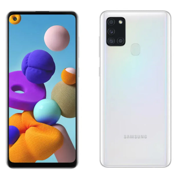 Samsung Galaxy A21s Single Sim 32GB, 3GB Ram White
