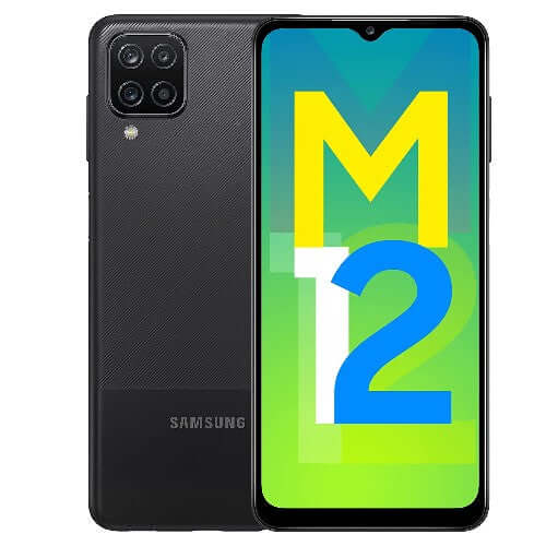  Samsung Galaxy M12 LTE Dual SIM Smartphone, 64GB Storage and 4GB RAM (UAE Version), Black Brand New