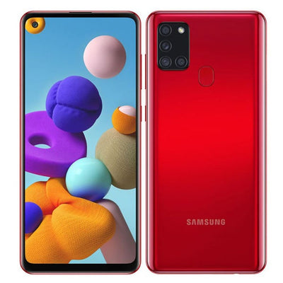 Samsung Galaxy A21s Single Sim 32GB, 3GB Ram Red
